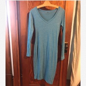 LNA blue dress